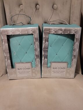 🩵Special Edition Pilot Seat Covers - Embellished with Swarovski Crystals🩵